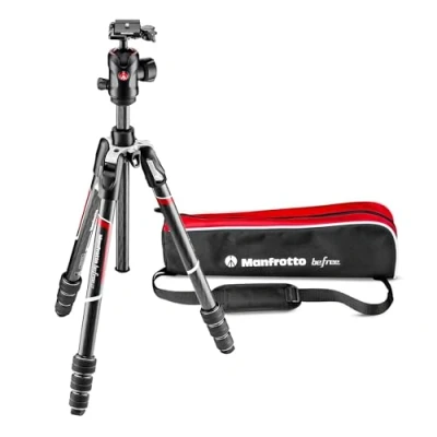 Image de Manfrotto MKBFRTC4GT BH trépied Caméscope portable 3 pieds Noir, Argent Neuf
