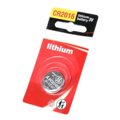 Image de Piles bouton CR2016 3 V au lithium pour télécommande LED