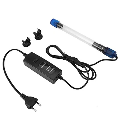Image de Fdit Stérilisateur UV Aquarium, 13W Lampe Submersible Lumière de Destruction d&#039;algues Imperméable Pour Purifier l&#039;eau des Aquariums, Bassins,Bocal à Poissons Décoration Réservoir Aquarium
