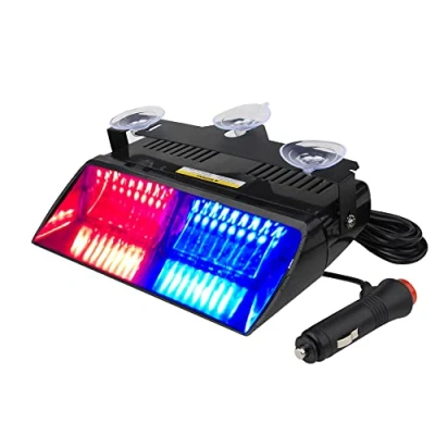 Image de yifengshun Rouge&amp; Bleu LED application de la loi d&#039;urgence balise danger stroboscopique lumières haute luminosité 16 12 V voyant d&#039;avertissement pour camion remorque Interio