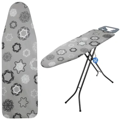 Image de KADAX Housse de table à repasser avec élastique pratique (étoiles M)