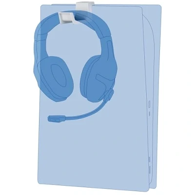 Image de Konix Mythics Support Repose Casque Gaming pour Console PS5 Blanc