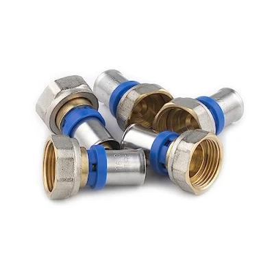 Image de Raccord Multicouche à Sertir Multi profils Ø16 Femelle Tournant 20x27 sachet de 5 raccords NOYON &amp; THIEBAULT