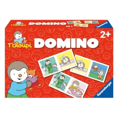 Image de Ravensburger jeu Éducatif Domino T&#039;Choupi Un premier éducatif mêlant observation, association et mémorisation À partir de 3 ans 24311