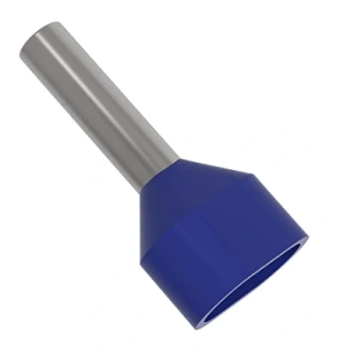 Image de Embouts Double de câble 0,5 16 mm² isolés Gaines d&#039;extrêmité Cables 10 1000 unité sélection: (10 pièces, 2.5 Bleu)