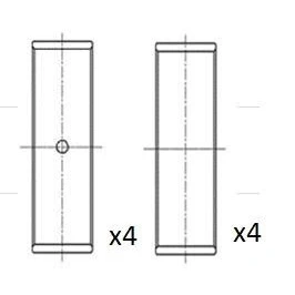 Image de FAI AutoParts BB2022 STD Coussinets De Vilebrequin FIAT: Doblo II Van / Break, 500 3 portes, I Cargo, OPEL: Corsa D 3/5 portes