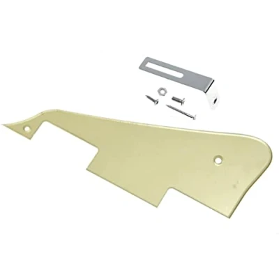 Image de Dopro Pickguard de guitare LP avec support chromé pour Epiphone Les Paul Doré