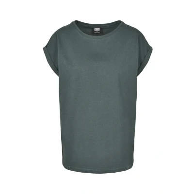 Image de Urban Classics Extended Shoulder Tshirt basique, Femme, Taille: XS, Bottlegreen