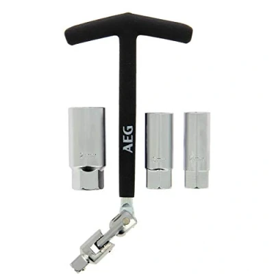 Image de AEG 005000 Clé à Bougie 3 Douilles, 14 16 21 mm