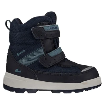 Image de Viking PL​A​Y​ HI​G​H​ GTX WA​R​M​ Unisex Bottes de neige pour enfants, Taille: 30, Navy/charcoal Imitation cuir/textile