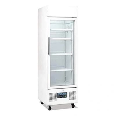 Image de Armoire à Boisson Vitrée 218L Polar Blanc 185W 4 tablettes réglables