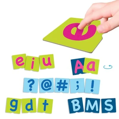 Image de Akros Akrp1 20613 tactile Lettre Cartes avec ponctuation Signes le Sens, Multicolore version anglaise
