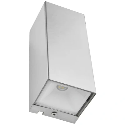 Image de Eco Light Applique LED Luca, up/downlight, acier inoxydable