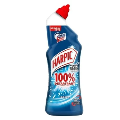 Image de Harpic Gel WC 100% Détartrant 5 min Chrono Lot de 3 x 750ml
