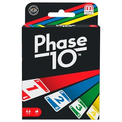 Image de Mattel Games Phase 10 Jeux de société pour enfants, Taille: One Size, Multi coloured