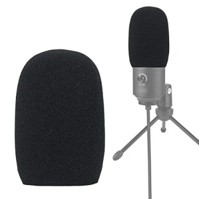 Image de Fifine669b Bonnette Anti Vent en Mousse Filtre Pop Pare Brise s&#039;adapte Parfaitement avec FIFINE 669B K669 USB Microphone YOUSHARES