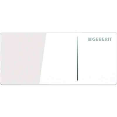 Image de Geberit Plaque de commande Sigma 70 (pièce rechange, couleur verre blanc, pour 2 quantités) 242813SI1