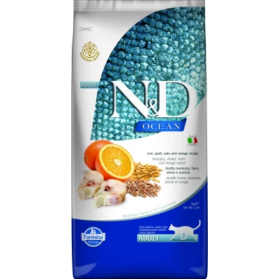 Image de N&amp;D Ocean nourriture pour chats Morue 5 kg