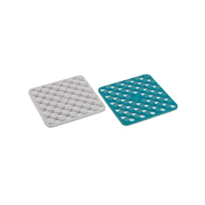 Image de Joseph Duo Lot de 2 dessous plat en silicone Spot On, sets table résistants à la chaleur pour casseroles et poêles, bleu/blanc