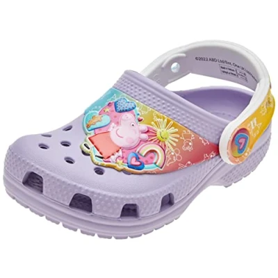 Image de Crocs Mixte enfant Cls Fl I Am Peppa Pig Clog Sabot, Lavande, 20/21 eu