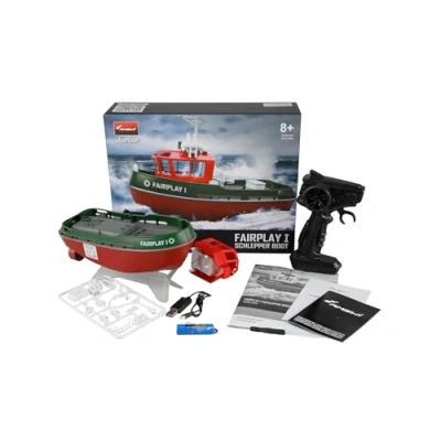 Image de Amewi Fairplay I Remorqueur 15 km/h 1:72 RTR vert