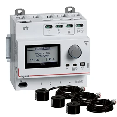 Image de pack ecocompteur modulaire connecté drivia with netatmo avec 3 tores legrand 412033
