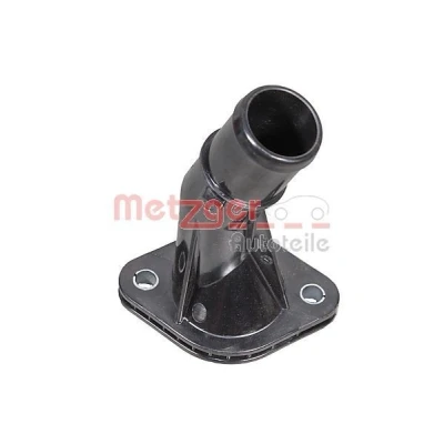 Image de METZGER 4010377 Bride Matière plastique Thermostat, côté frontal sans joint d&#039;étanchéite HYUNDAI: Tucson, i20 I 3/5 portes