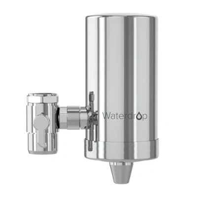 Image de Waterdrop WD FC 06 Robinet en Acier Inoxydable, Système de Filtration d&#039;eau à Bloc Carbone, Filtre eau du Robinet, Réduit Chlore, Mauvais Goût et Odeur (1 Inclus)