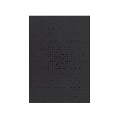 Image de Filofax Recharge carnet de notes ligné format A5 coloris noir