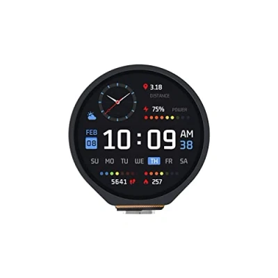 Image de RP2040 MCU Board with 1.28 Inch Round Touch LCD Display Module 240 x Resolution 65K RGB Colours IPS Screen Based on Raspberry Pi RP2040,Accelerometer And Gyroscope Sensor,USB Type C Connector