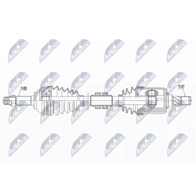 Image de Essieu moteur NTY NPW NS 162