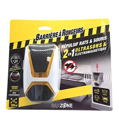 Image de BARRIERE A RONGEURS Répulsif ultrasons &amp; électromagnétique Rats et Souris Blister de 1 Appareil, Nicht Zutreffend
