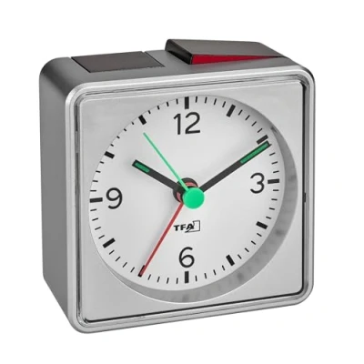 Image de réveil électronique TFA DOSTMANN PUSH / 60.1013.54 Gris Radio