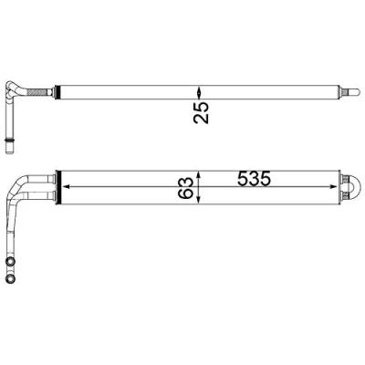 Image de Radiateur d&#039;huile, direction BEHR MAHLE CLC 100 000P
