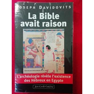 Image de La Bible avait raison, l&#039;archéologie révèle l&#039;existence des Hébreux en Egypte Livre d’occasion Bon