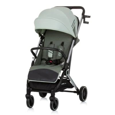 Image de Chipolino Poussette, Buggy Pixie pliable Porte boisson Panier 22 kg, coloris:verdoyant