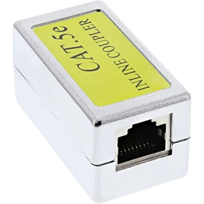 Image de Coupleur de câble inverseur CAT 5e INLINE Accouplement patch