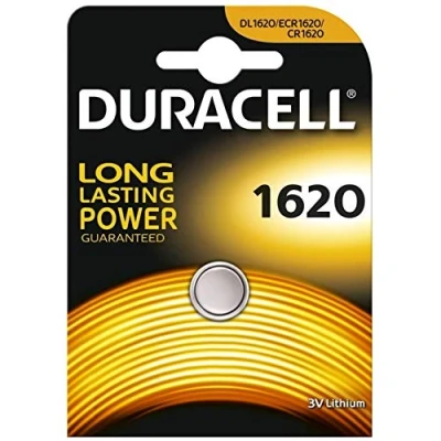 Image de DURACELL Lot de 2 Piles Bouton Lithium Electronics CR1620 3 Volt