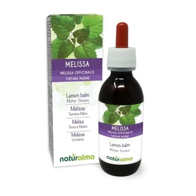 Image de Mélisse (Melissa officinalis) feuilles Teinture Mère sans alcool Naturalma Extrait liquide gouttes 120 ml Complément alimentaire Végétalien ou végan