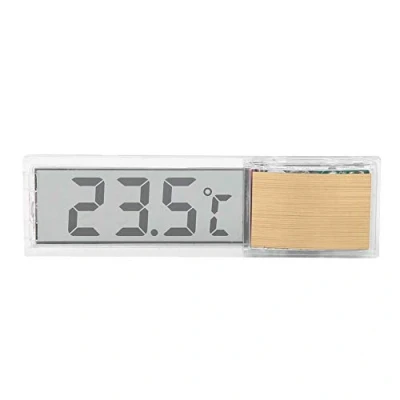 Image de TOPINCN Aquarium Thermomètre Électronique Affichage Numérique LED Induction Cristal 3D LCD Fish Tank Petite Taille Température Mesure Mètre Machine