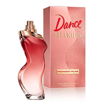 Image de Shakira Perfumes Dance Midnight Muse Eau de Toilette for Women Long Lasting Femenine, Romantic and Charming Fragance Floral, Fruity Vanilla Notes Ideal Day Wear 80 ml
