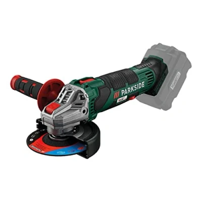 Image de Parkside PWSA 20 Li C3 Meuleuse d&#039;angle sans fil V Pour meuler et couper avec précision tous les matériaux Appareil seul