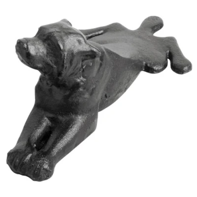 Image de Esschert Design LH129 Butoir De Porte En Fonte, Chien , Noir