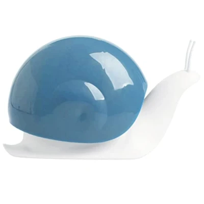 Image de Yusat Distributeur de savon liquide escargot 120 ml Design créatif à pompe Pour cuisine, salle bain