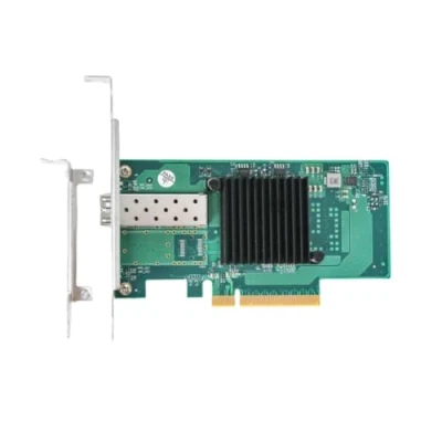 Image de QSFPTEK 10G SFP+ Carte RéSeau pour Intel X520 DA1, 10Gb Single Port Ethernet PCIe Card avec Chip 82599EN, 2.0x8, Adaptateur LAN PCI E Prise en Charge De Windows 7/8/10/Linux/Vmware