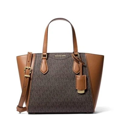 Image de Michael Kors Taryn TOTE Xbody Sac à main, Femme, Taille: One Size, Brown/acorn