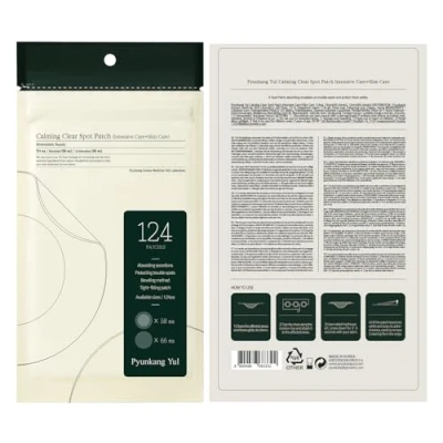 Image de [PKY] Pyunkang Yul Patch apaisant clair pour les taches (soin intensif + mince) 124 pièces d&#039;acné hydrocolloïdes, boutons faciles et invisibles
