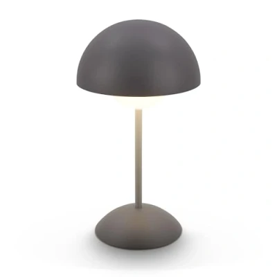 Image de Briloner Lampe à poser rechargeable LED Kugle, anthracite, métal, IP44, intensité