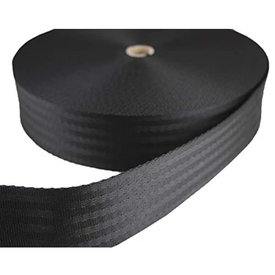 Image de tukan tex TN50 03 Sangle noire de 50 mm large 25 m longueur / 5 cm largeur