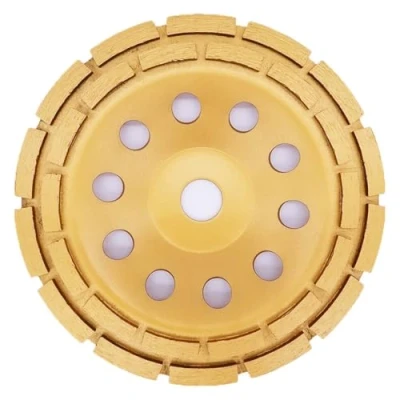 Image de APLUS Meule diamantée Double rangée Pour béton, pierre, maçonnerie 180 mm x 22,23